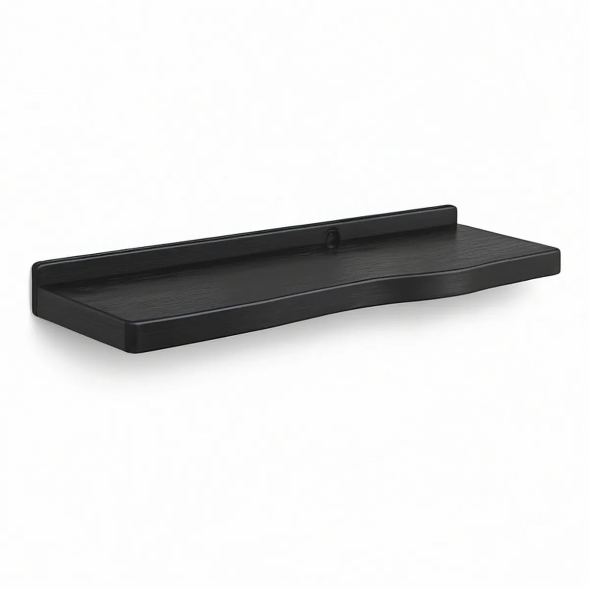 Prateleira Flutuante de Parede em MDF Preto 40 x 15 x 4,5 cm