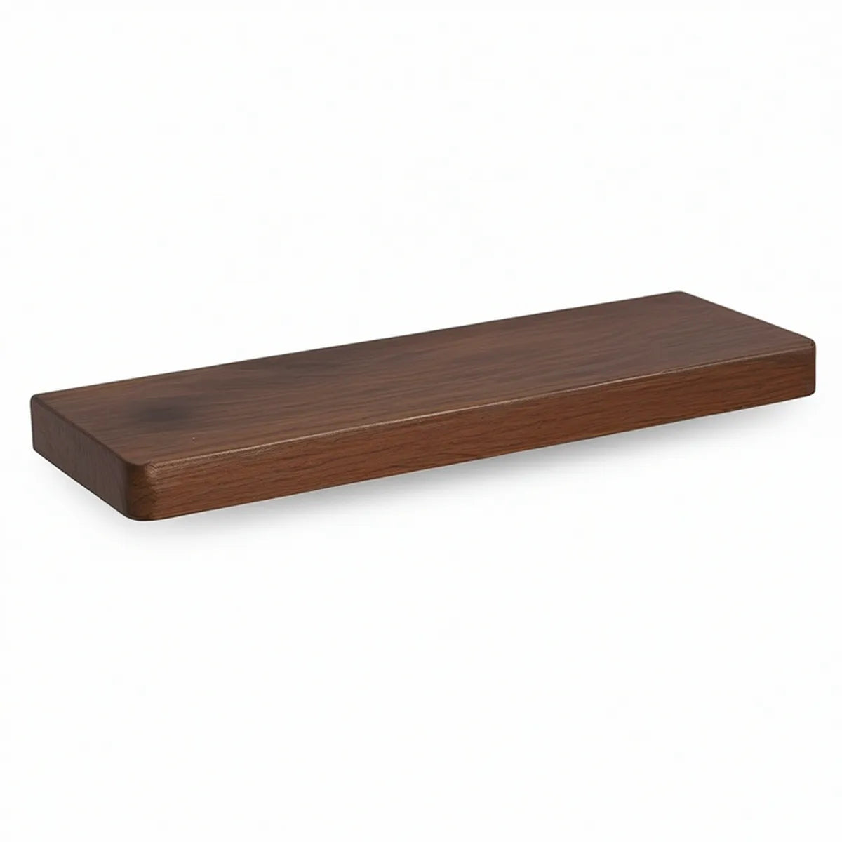 Prateleira Flutuante Retangular em MDF Castanho Nogueira 60 x 20 x 4 cm